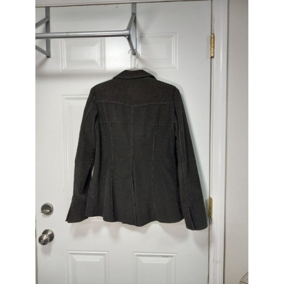 ZARA TRF Corduroy Blazer Jacket High-Low Jacket L /M - Picture 5 of 12